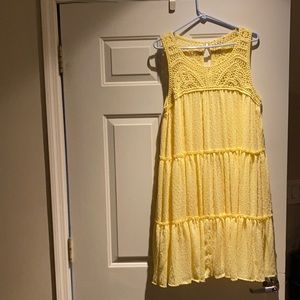 Yellow Easel brand new with tags size medium dress